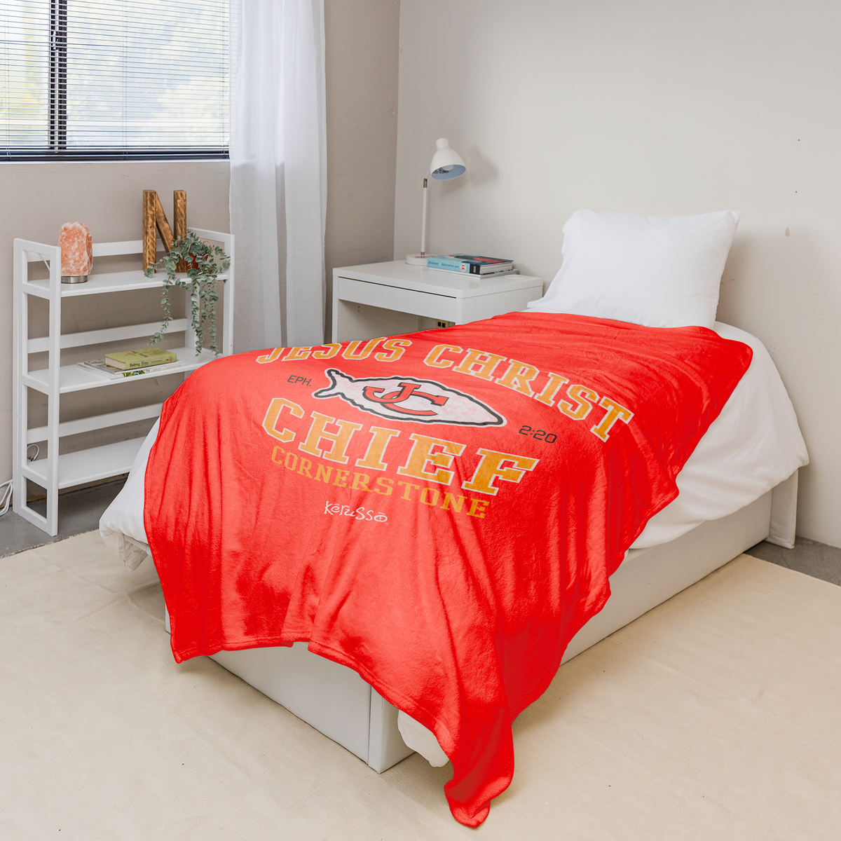 Kerusso JC Cornerstone Plush Fleece Blanket