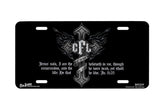 "Christ for Life" - Decorative License Plate