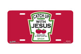 "Catch Up" - Decorative License Plate