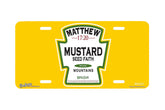 "Mustard" - Decorative License Plate