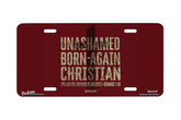 "Unashamed" - Decorative License Plate