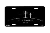 "It Is Finished" - Decorative License Plate