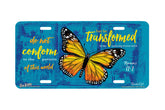 "Transformed Butterfly" - Decorative License Plate