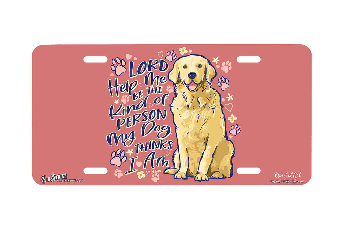 "My Dog" - Decorative License Plate