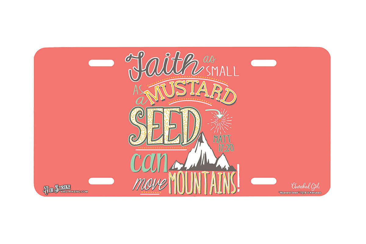 "Mustard Seed" - Decorative License Plate