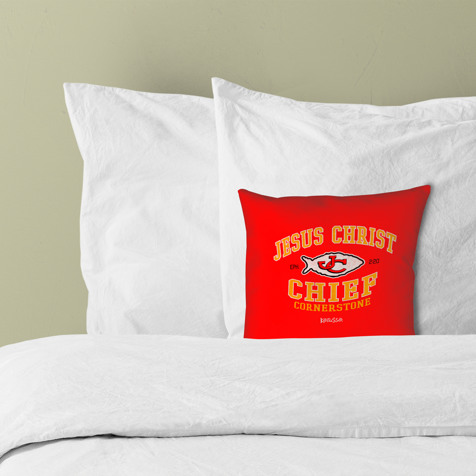 Kerusso JC Cornerstone Square Pillow