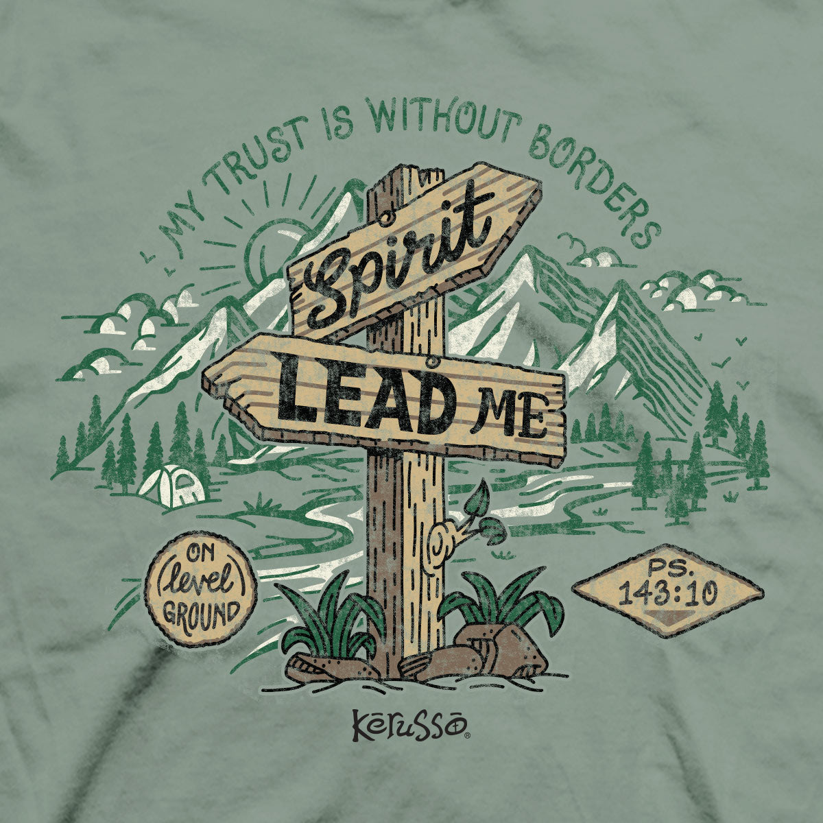 Kerusso Womens T-Shirt Spirit Lead Me