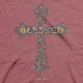 Kerusso Womens T-Shirt Blessed Cross