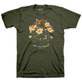 Kerusso Womens T Shirt You Are Loved Bouquet Mockup