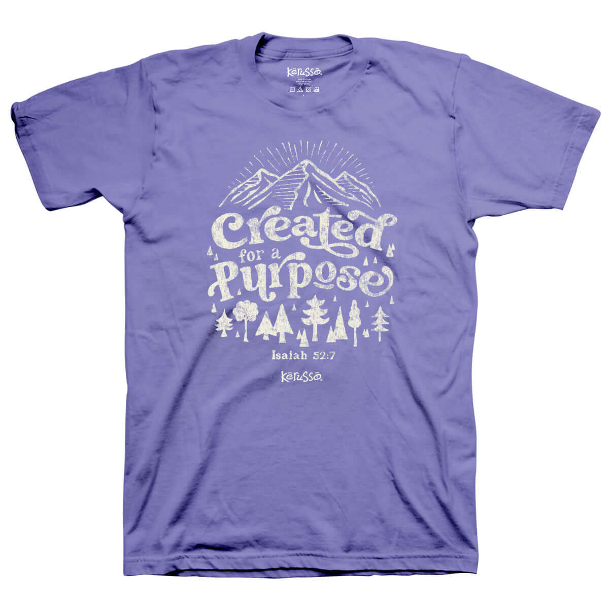 Kerusso Womens T Shirt Created For A Purpose Mockup