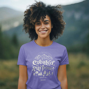 Kerusso Womens T Shirt Created For A Purpose Female Model