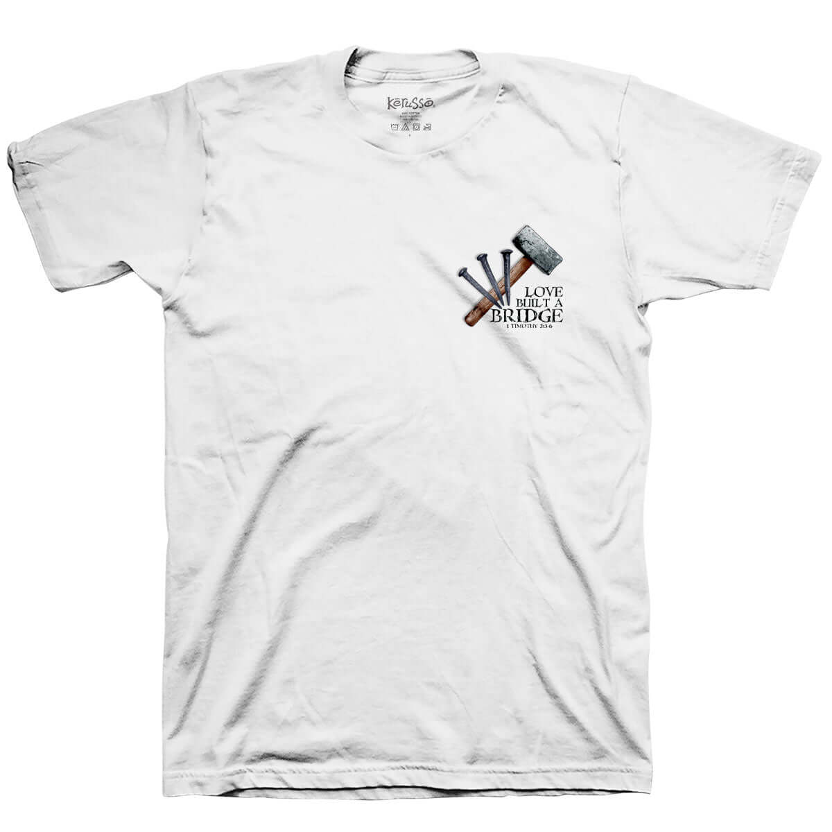 Kerusso Christian T Shirt Bridge Front Mockup