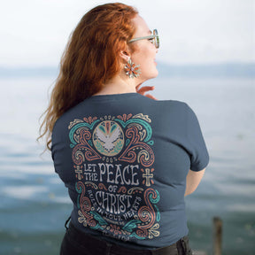 Cherished Girl Womens T-Shirt Peace Of Christ Colossians 3:15