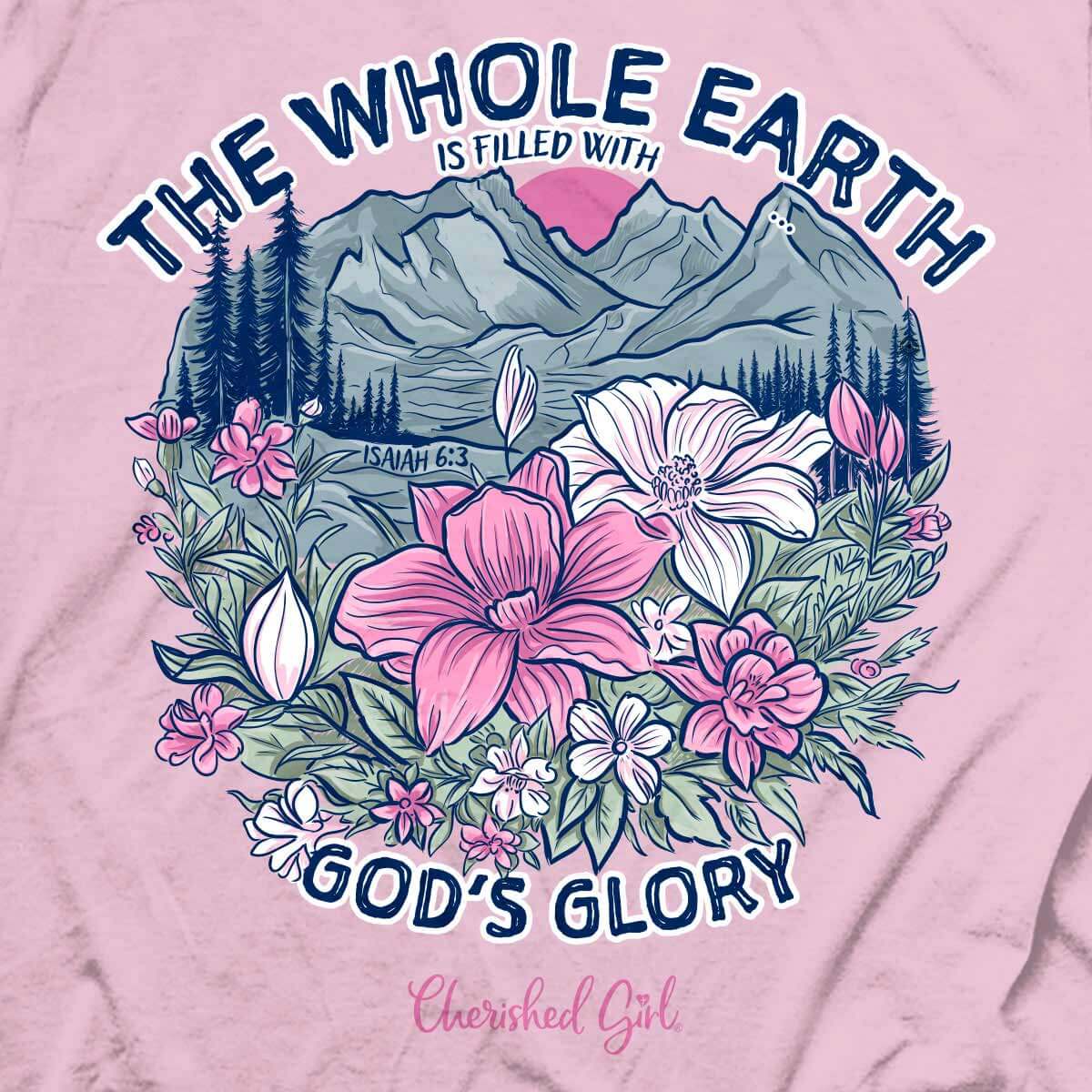 Cherished Girl Womens T-Shirt God's Glory