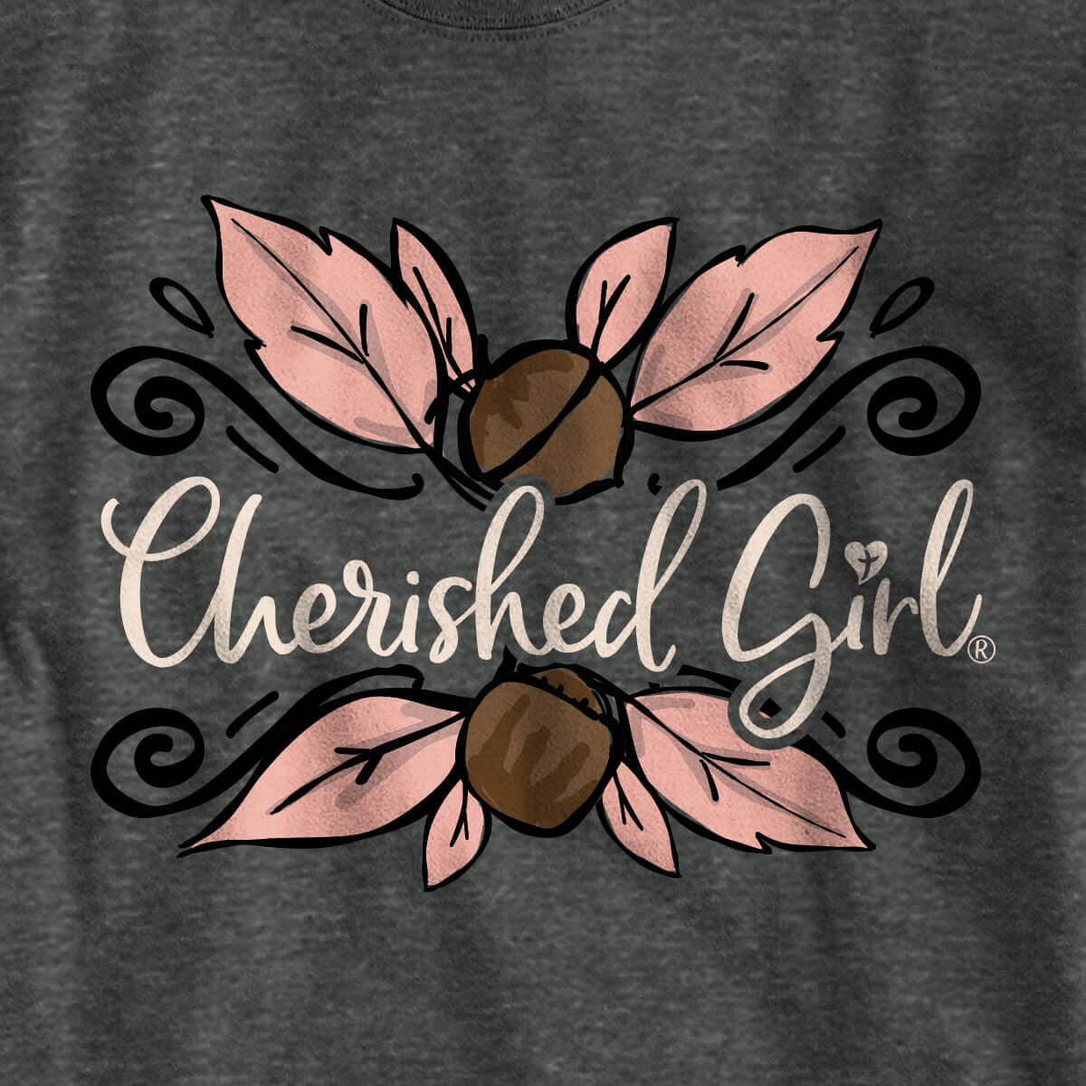 Cherished Girl Womens Long Sleeve T-Shirt Leaves