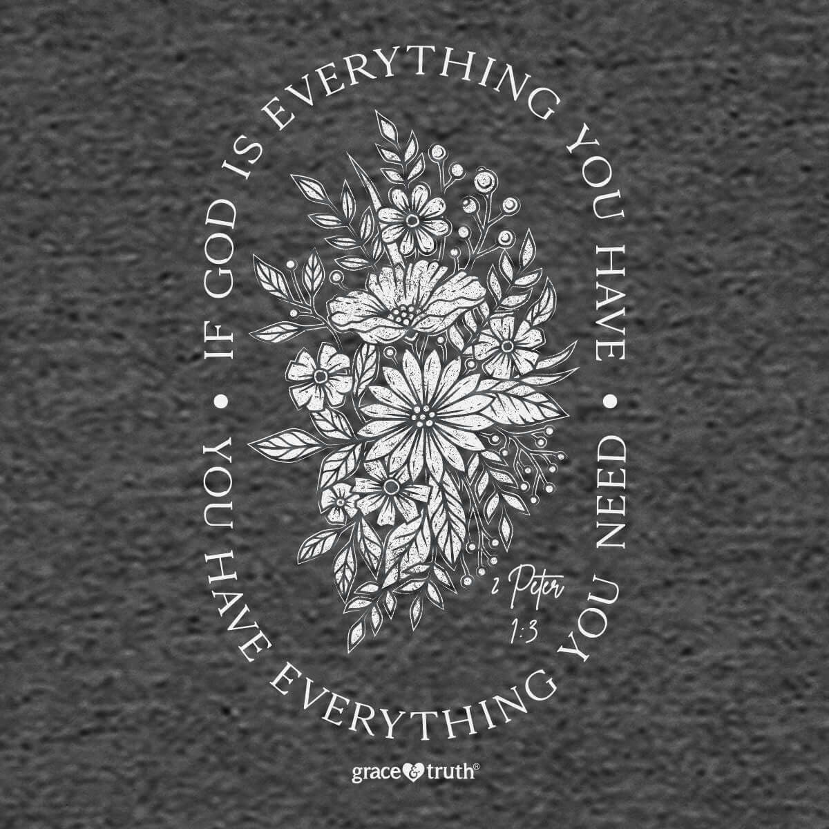 grace & truth Womens T-Shirt God Is Everything