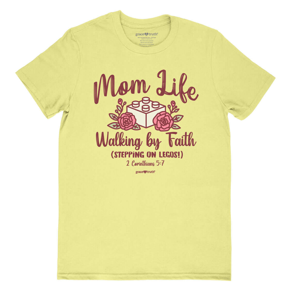 Grace And Truth Womens T Shirt Mom Life Mockup