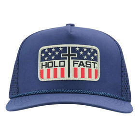 Flag Patch Front Caps Mockup