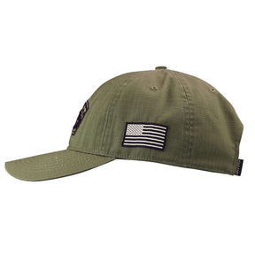 Tactical Flags Side Left Caps Mockup