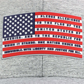 Pledge Allegiance Front Caps Closeup