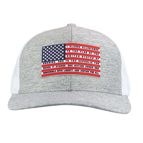 Pledge Allegiance Front Caps Mockup