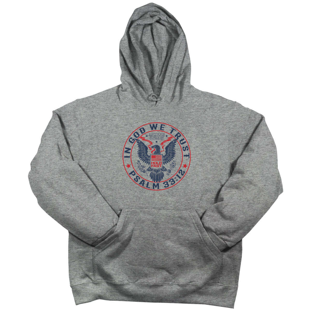 Hold Fast Mens Hoody In God We Trust Emblem