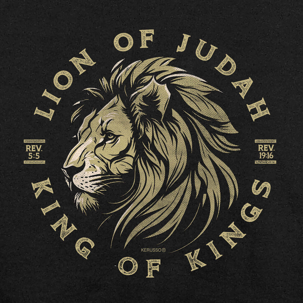 Kerusso Mens Hoody Lion Of Judah