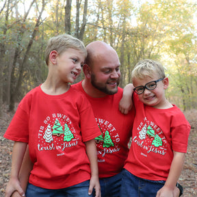 Kerusso Kids Christmas T-Shirt Tis So Sweet To Trust In Jesus