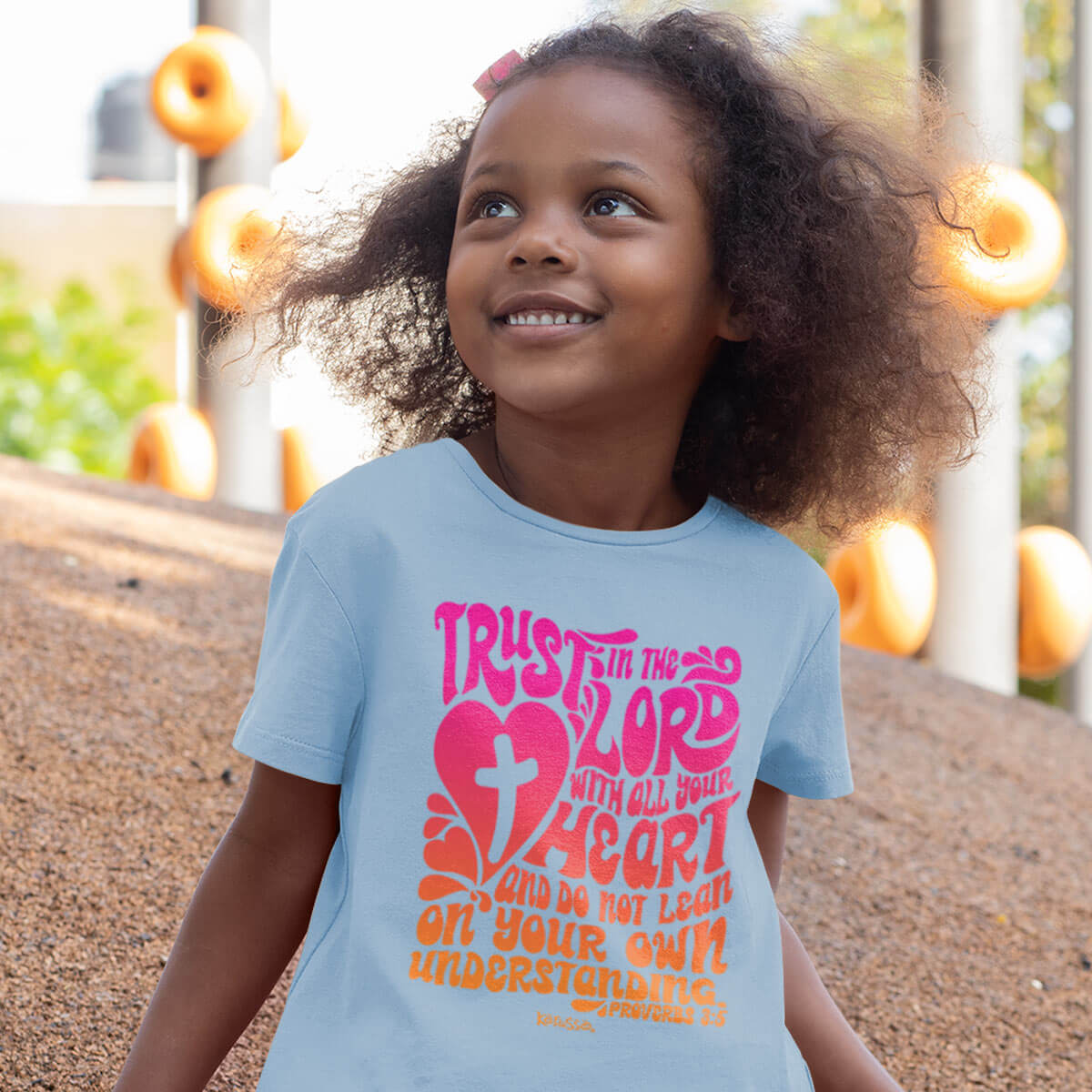 Kerusso Kidz T Shirt Trust In The Lord Girl Model