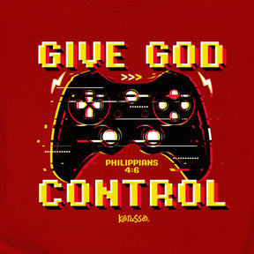 Kerusso Kidz T Shirt Give God Control Closeup