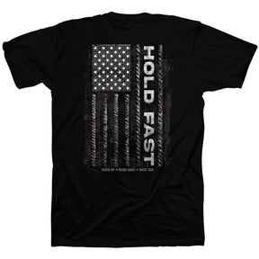 Hold Fast Mens T Shirt Rebar Flag Back Mockup