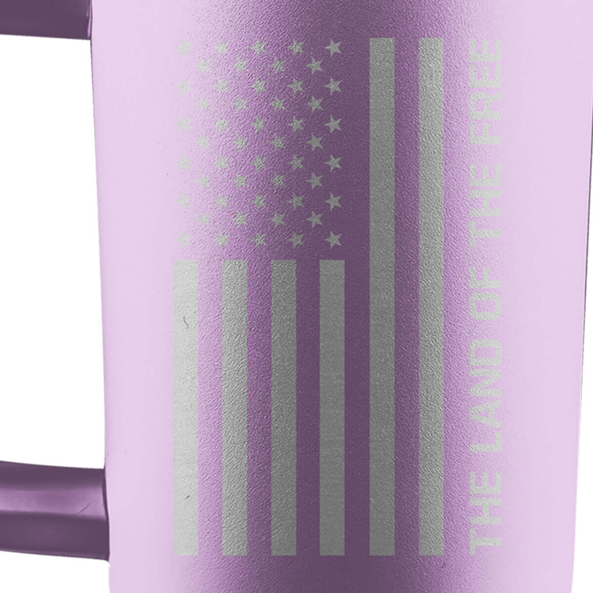 Land Of The Free Violet Mugs Closeup