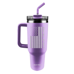 Land Of The Free Violet Mugs Mockup