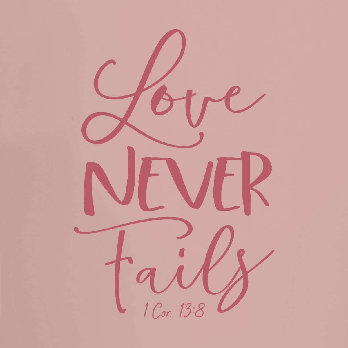 Kerusso 15 oz Stainless Steel Mug With Handle Love Never Fails