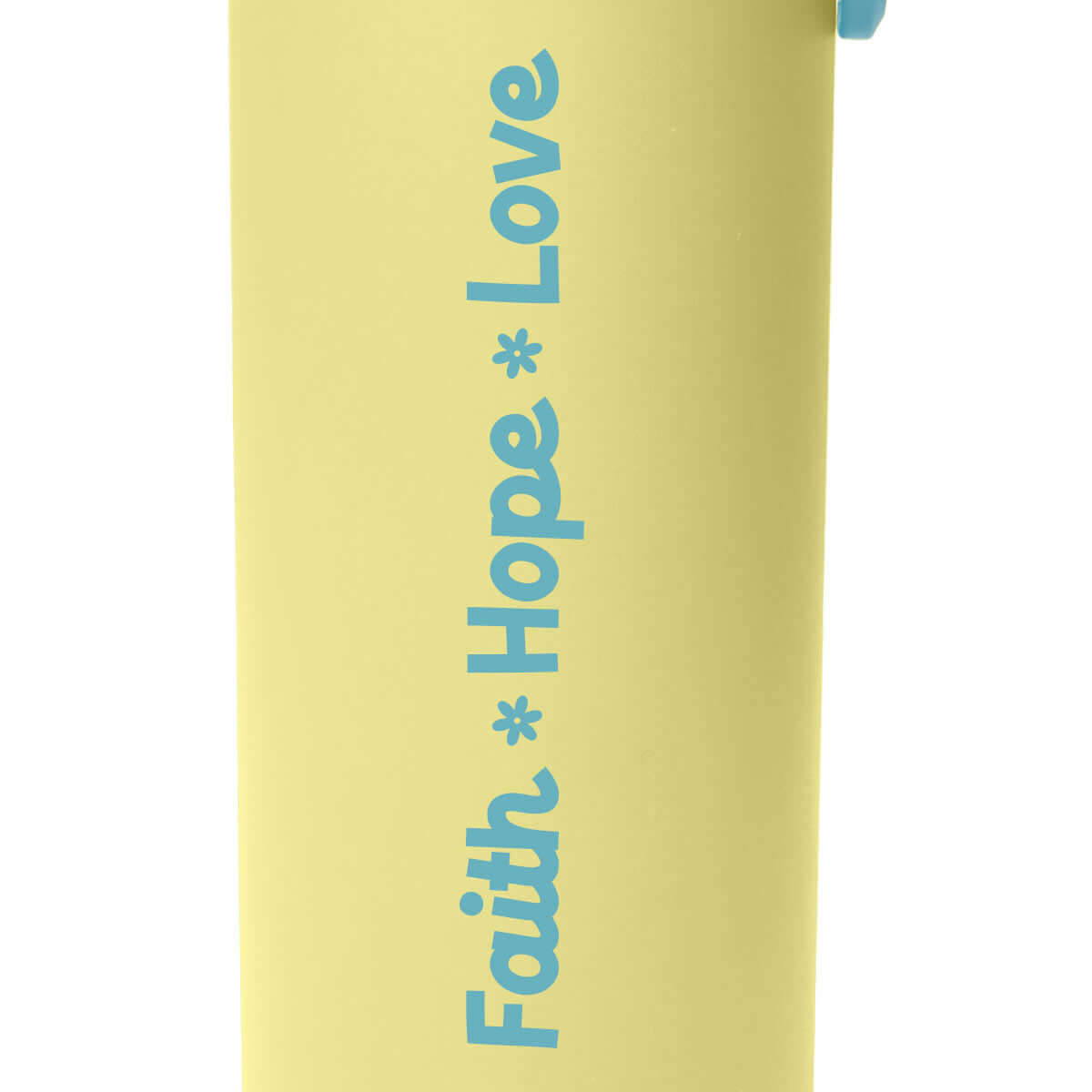 Faith Hope Love Mugs Closeup