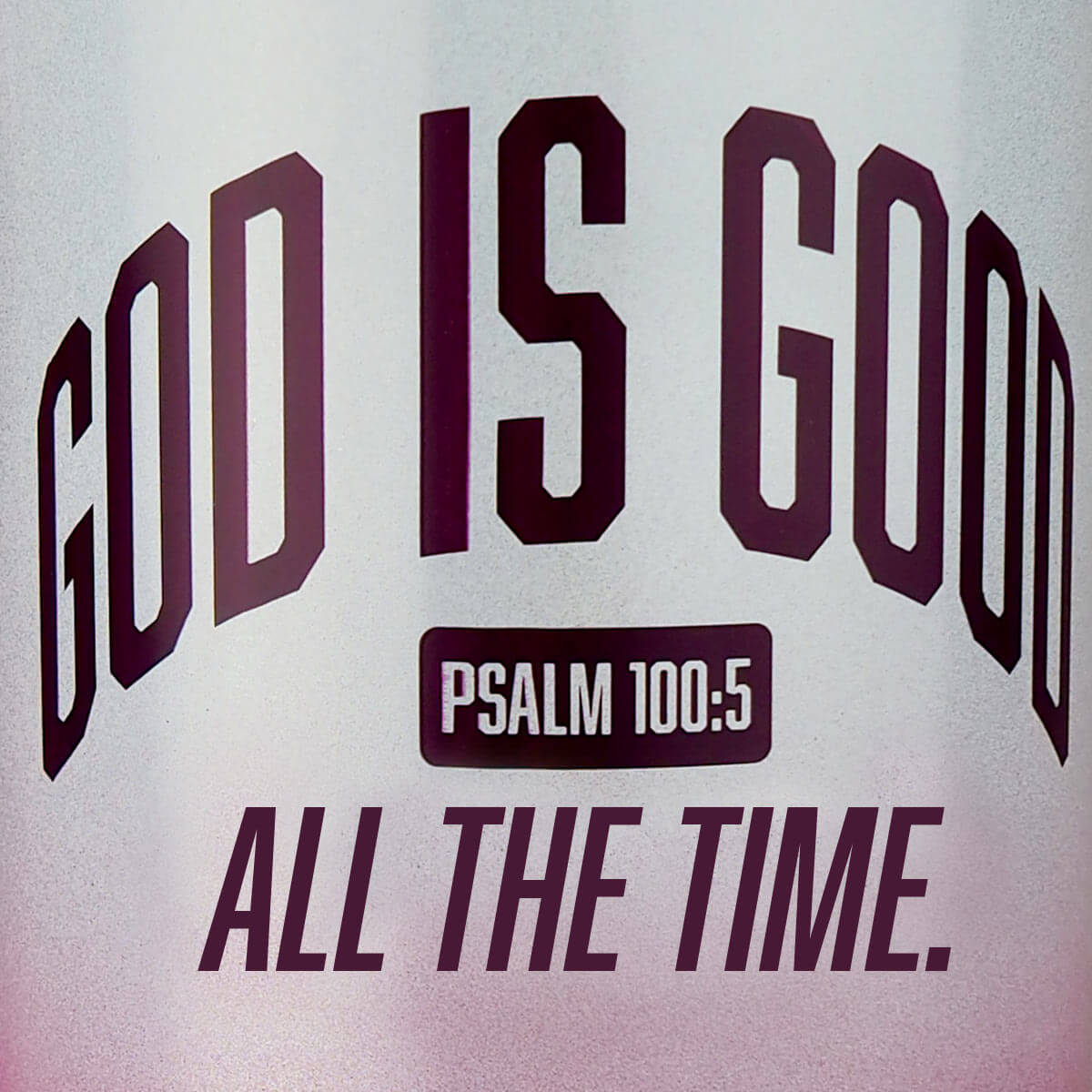 God Is Good Mugs Closeup