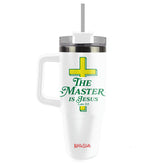 Kerusso 30 oz Stainless Steel Mug With Straw The Master