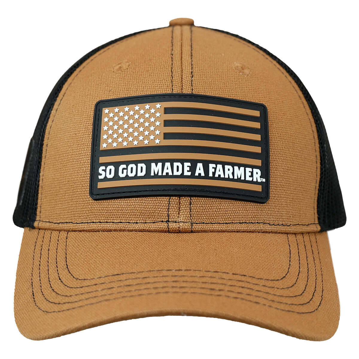 So God Made A Farmer Mens Cap Farmer Flag