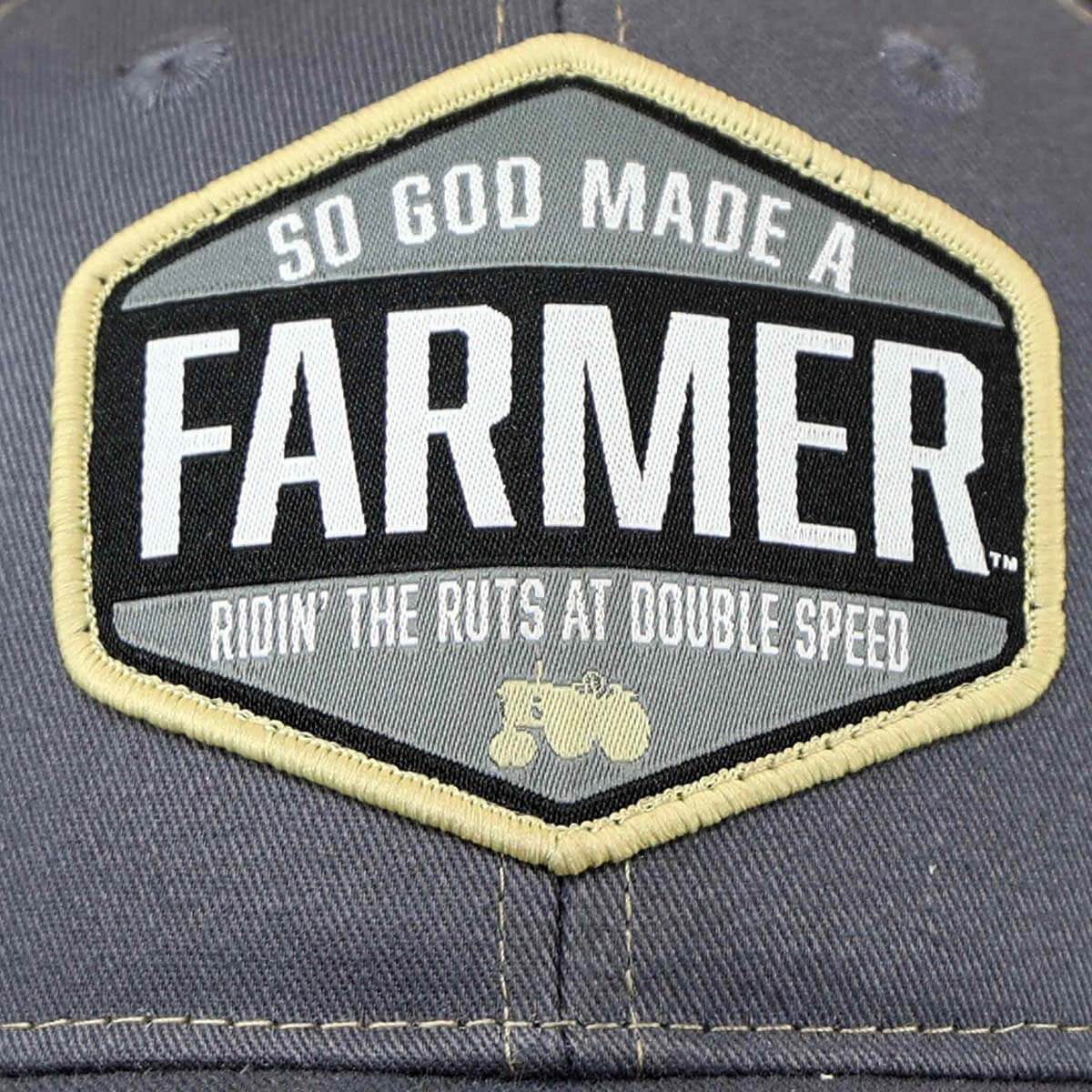 So God Made A Farmer Mens Cap Ridin The Ruts