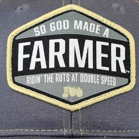 So God Made A Farmer Mens Cap Ridin The Ruts