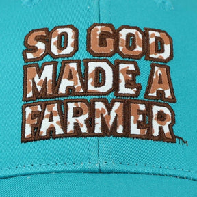 So God Made A Farmer Womens Cap Cowhide Fill