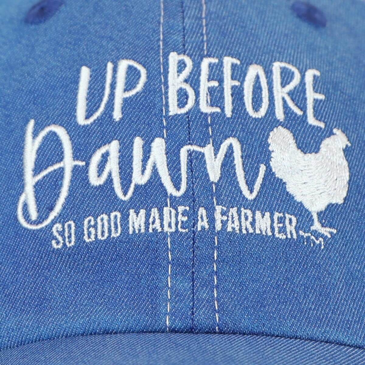 So God Made A Farmer Womens Cap Up Before Dawn