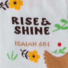 Rise And Shine Socks Closeup