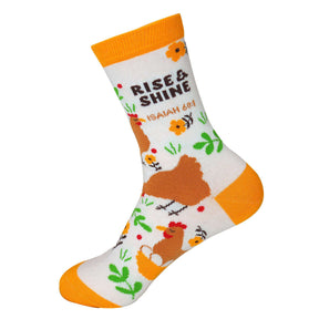 Rise And Shine Socks Model