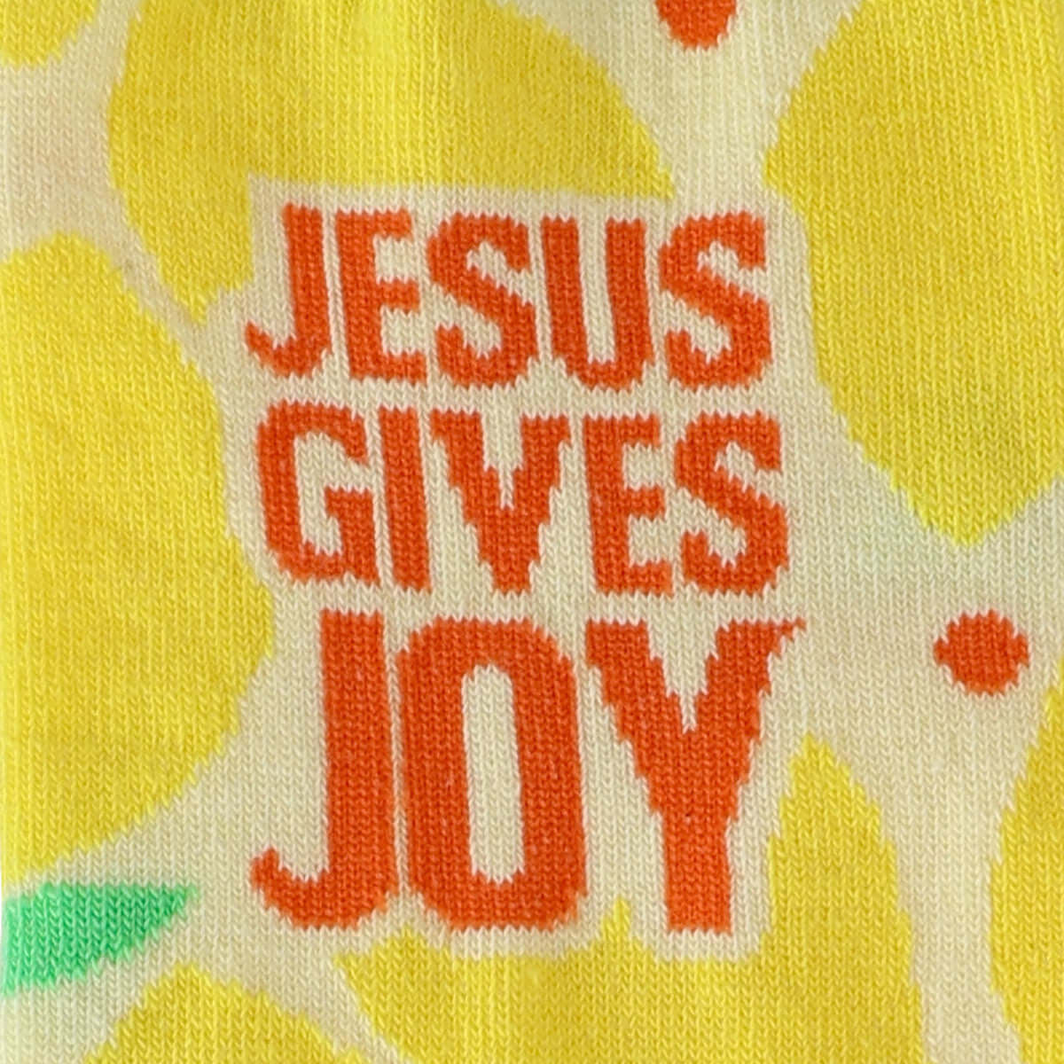 Gives Joy Socks Closeup