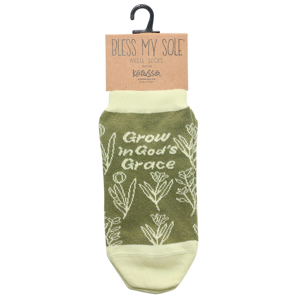 Grow In Gods Grace Packaged Socks Mockup