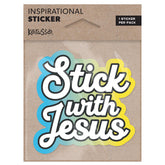 Kerusso Sticker Stick With Jesus Packaged Mockup