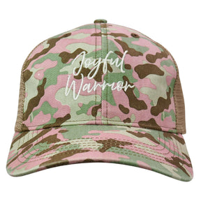 Joyful Warrior Front Caps Mockup