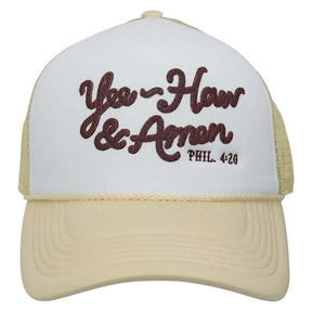 Yeehaw And Amen Front Caps Mockup