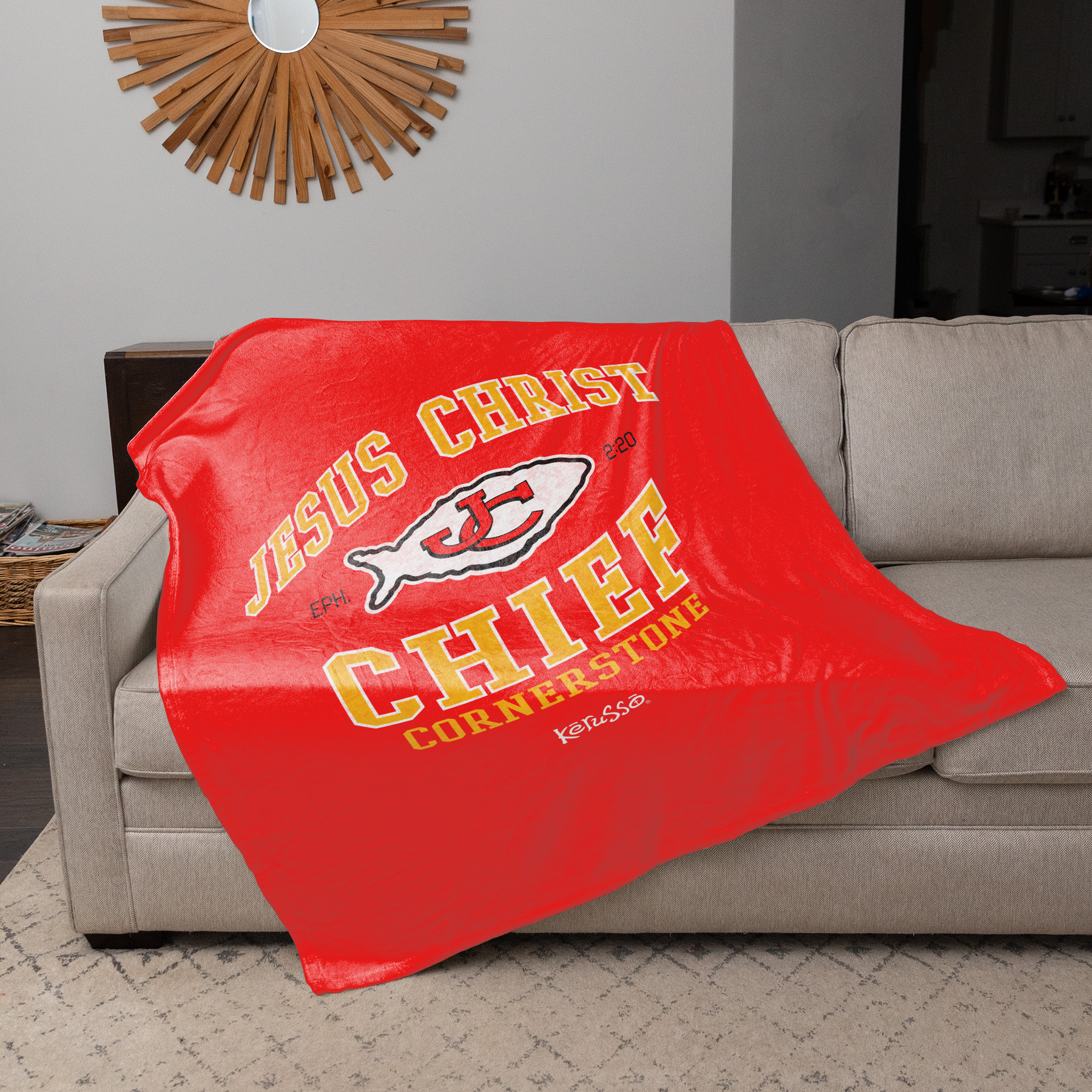 Kerusso JC Cornerstone Fleece Blanket